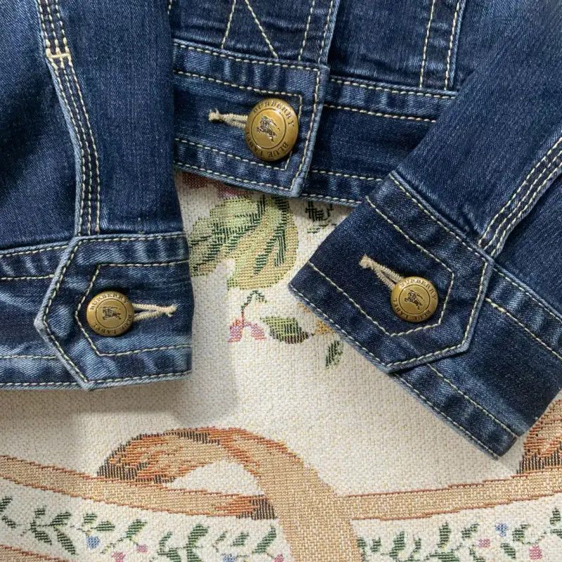 Burberry Burberry Women's Blue Cotton Jacket Size M / US 6-8 / IT 42-44 - 2 Thumbnail