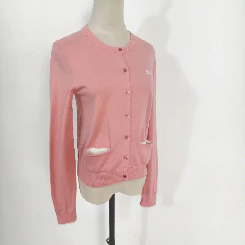 Burberry Burberry Pink Wool Long Sleeve Cardigan Size M / US 6-8 / IT 42-44 - 3 Thumbnail