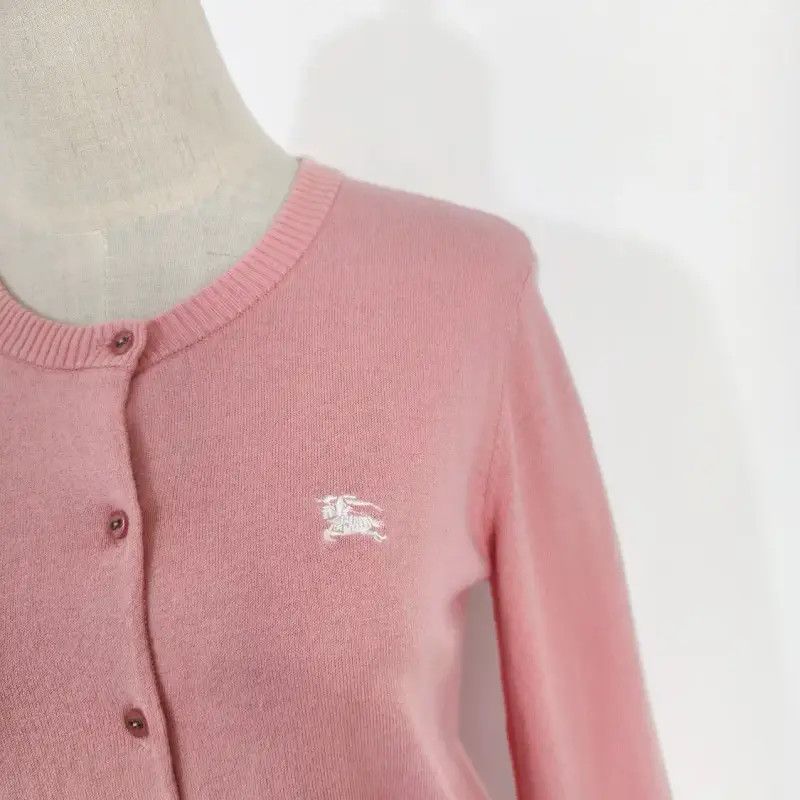 Burberry Burberry Pink Wool Long Sleeve Cardigan Size M / US 6-8 / IT 42-44 - 2 Thumbnail