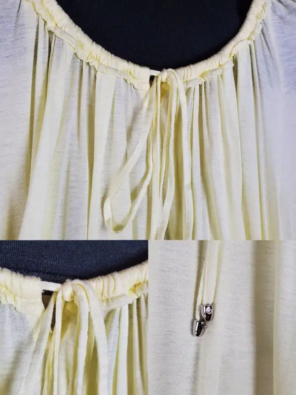 Burberry Burberry Summer Yellow Long Sleeve Knit Blouse Size M / US 6-8 / IT 42-44 - 7 Thumbnail
