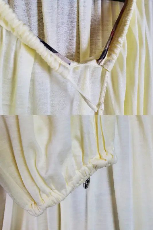 Burberry Burberry Summer Yellow Long Sleeve Knit Blouse Size M / US 6-8 / IT 42-44 - 10 Thumbnail