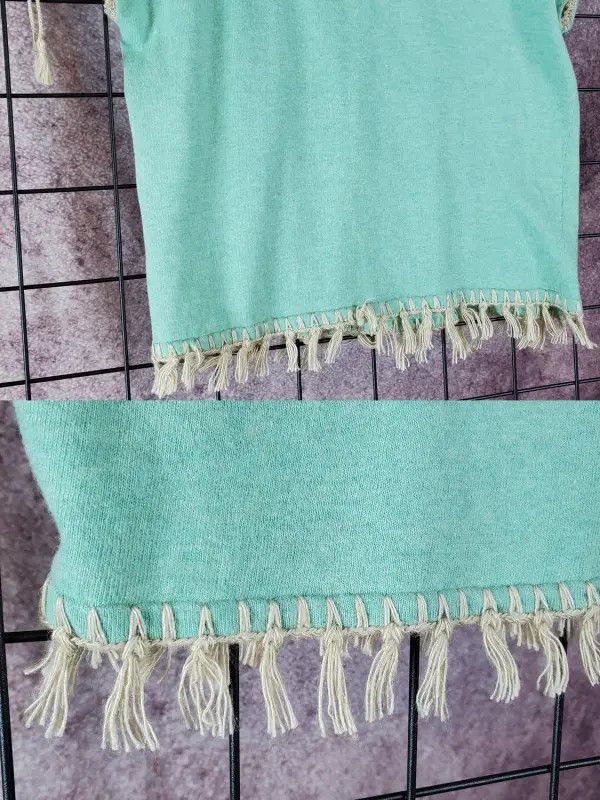 Burberry Burberry Light Blue Embroidered Lace Short Sleeve T-shirt Size M / US 6-8 / IT 42-44 - 8 Thumbnail