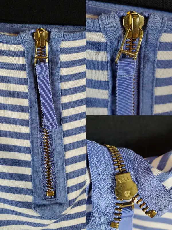 Burberry Burberry Summer Blue Striped Short Sleeve T-Shirt Size M / US 6-8 / IT 42-44 - 8 Thumbnail