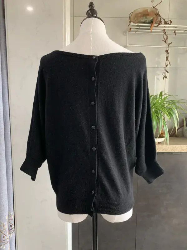 Burberry Burberry Black Wool Crew Neck Women's Knit Sweater Size M / US 6-8 / IT 42-44 - 5 Thumbnail