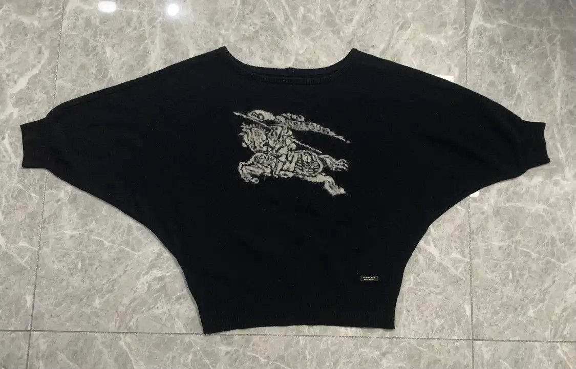 Burberry Burberry Black Wool Crew Neck Women's Knit Sweater Size M / US 6-8 / IT 42-44 - 7 Thumbnail