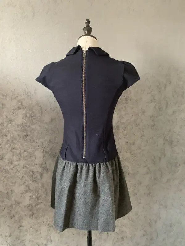 Burberry Burberry Colorblock Wool Midi Dress for Women Size M / US 6-8 / IT 42-44 - 4 Thumbnail