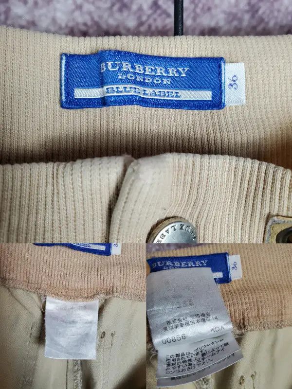 Burberry Burberry Spring Autumn Beige Cotton Pants Size 23" - 8 Thumbnail