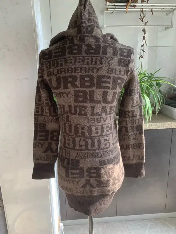 Burberry Burberry Brown Wool Hooded Sweatshirt for Women Size M / US 6-8 / IT 42-44 - 5 Thumbnail