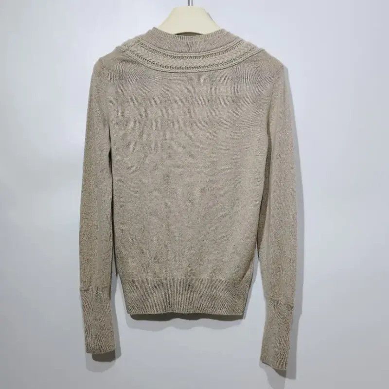 Burberry Burberry Women's Knit Sweater in Khaki Size XS / US 0-2 / IT 36-38 - 2 Thumbnail