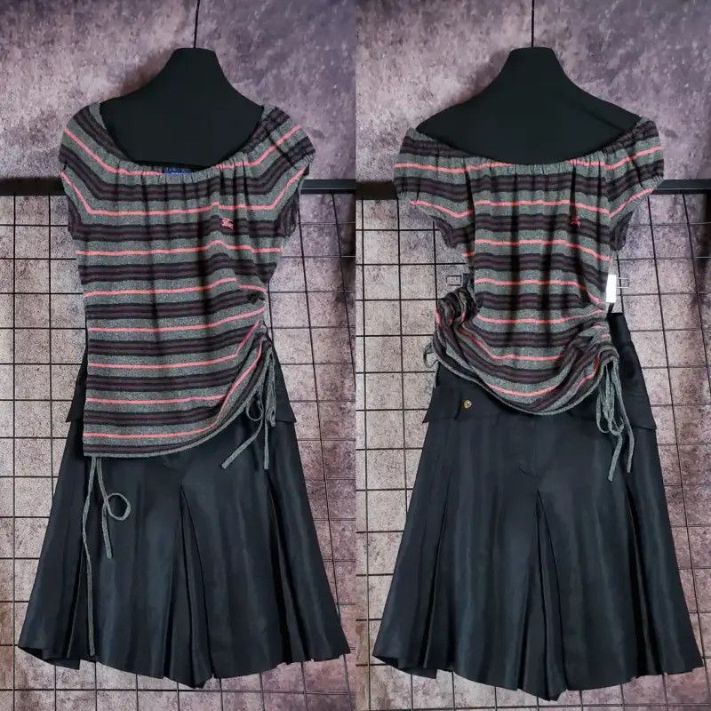 Burberry Burberry Women's Striped Cashmere Blend Knit Top Size M / US 6-8 / IT 42-44 - 2 Thumbnail