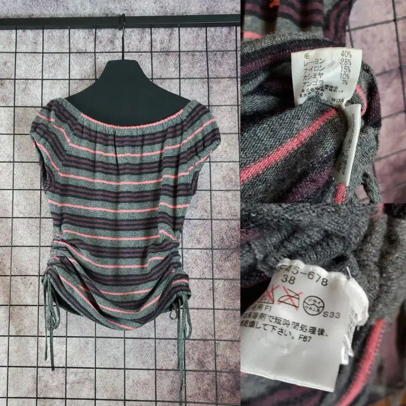 Burberry Burberry Women's Striped Cashmere Blend Knit Top Size M / US 6-8 / IT 42-44 - 5 Thumbnail