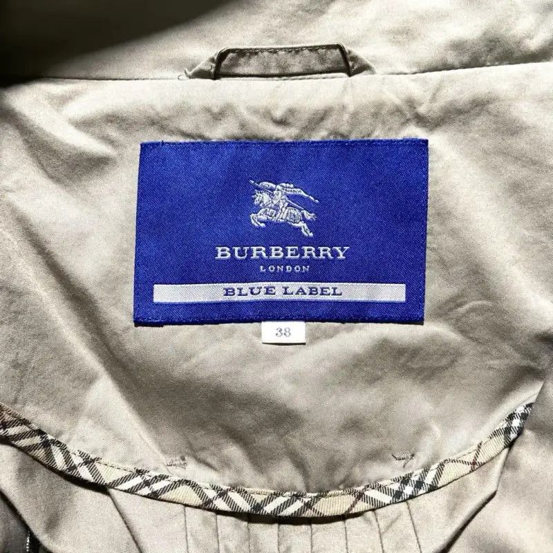 Burberry Burberry Silver Cotton Mid-Length Coat Size M / US 6-8 / IT 42-44 - 5 Thumbnail