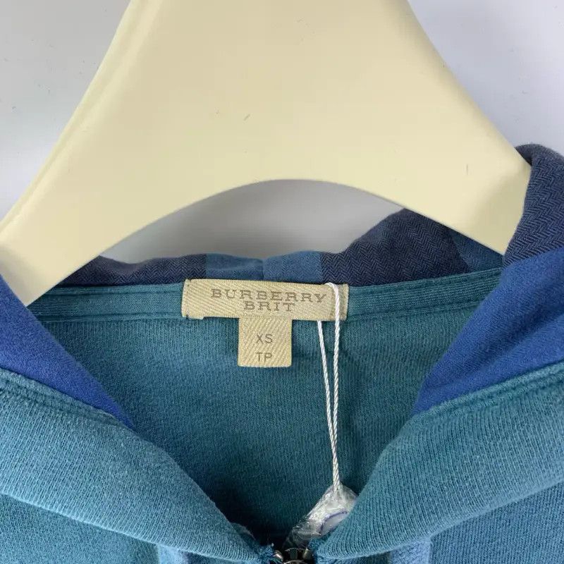 Burberry Burberry XS Light Blue Women's Hoodie Size XS / US 0-2 / IT 36-38 - 3 Thumbnail
