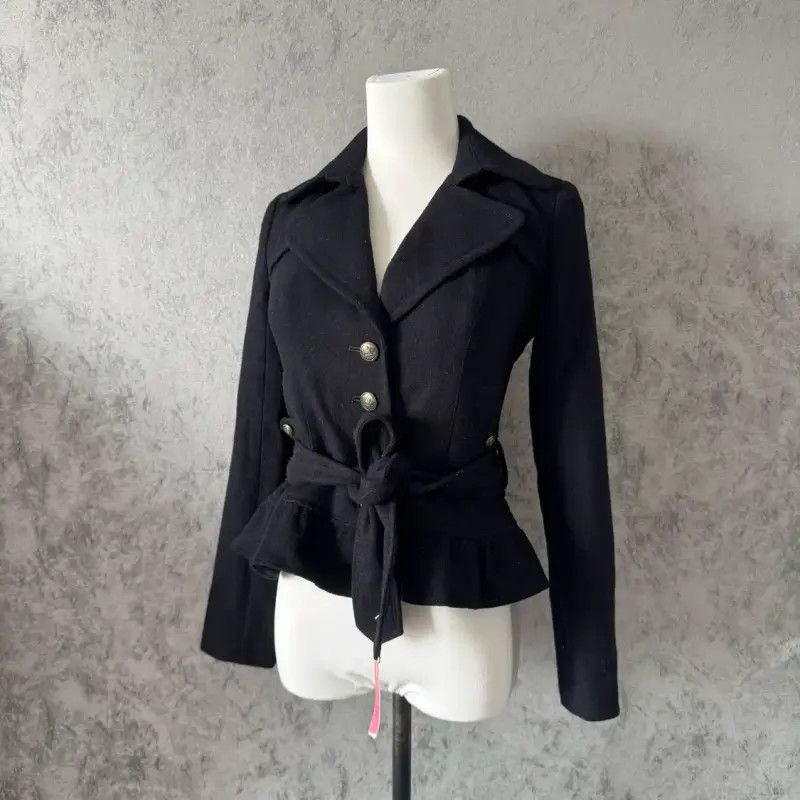Burberry Burberry Black Wool Blend Short Coat for Women Size S / US 4 / IT 40 - 3 Thumbnail