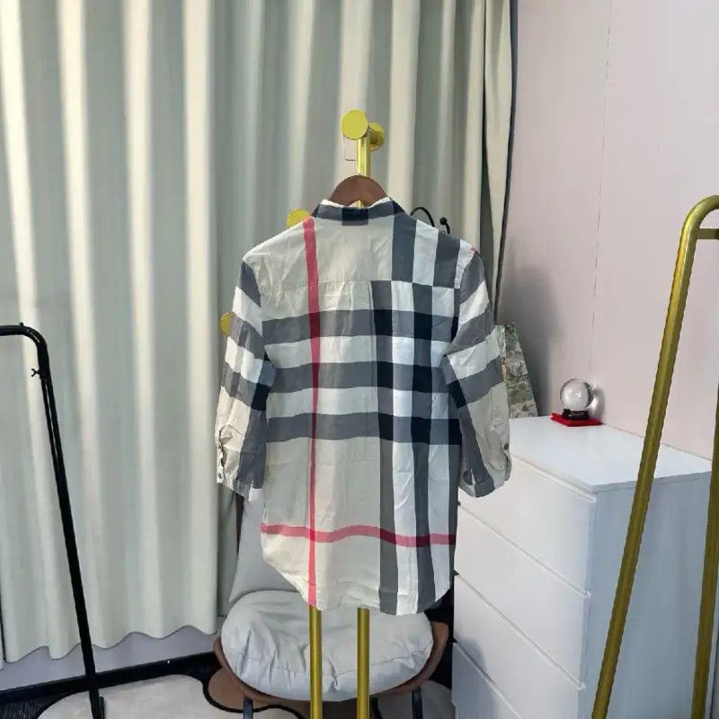 Burberry Burberry Women's Light Brown Cotton Shirt Size S / US 4 / IT 40 - 2 Thumbnail