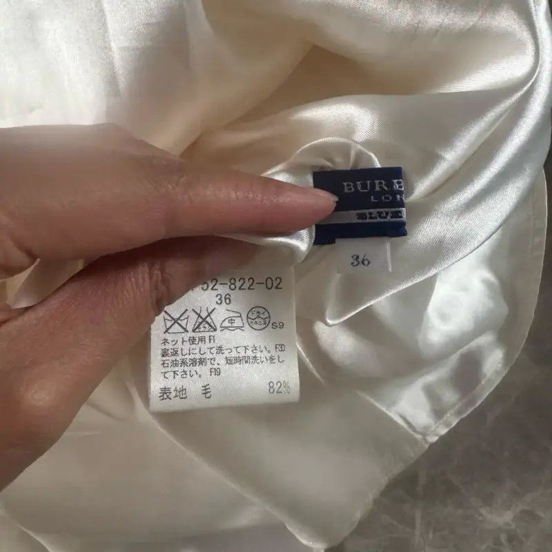 Burberry Burberry Beige Wool Blend Sleeveless Dress Size S / US 4 / IT 40 - 7 Thumbnail