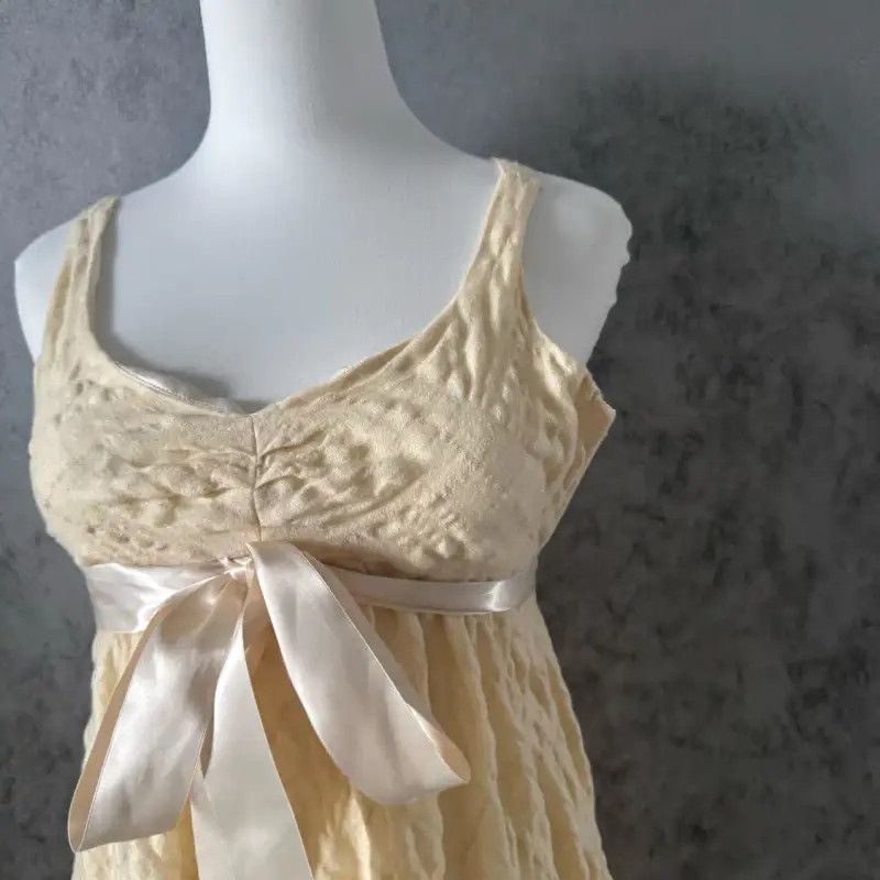 Burberry Burberry Beige Wool Blend Sleeveless Dress Size S / US 4 / IT 40 - 3 Thumbnail