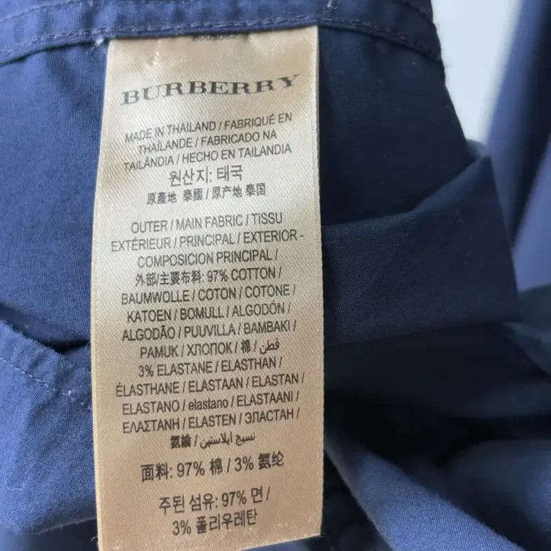 Burberry Burberry Women's Navy Long Sleeve Shirt Size L / US 10 / IT 46 - 4 Thumbnail