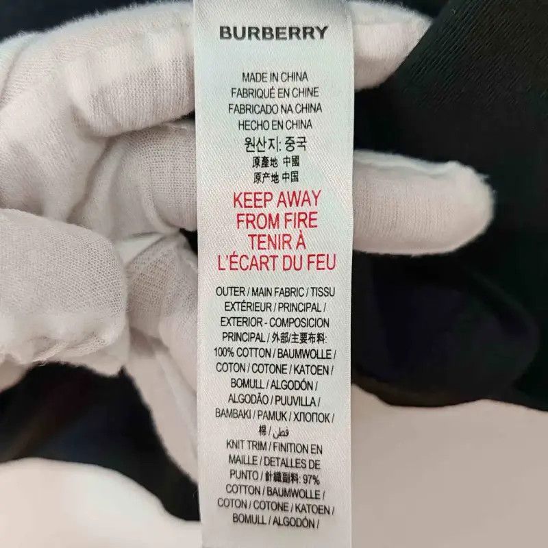 Burberry Burberry Black Cotton Women's T-Shirt Size XS / US 0-2 / IT 36-38 - 4 Thumbnail