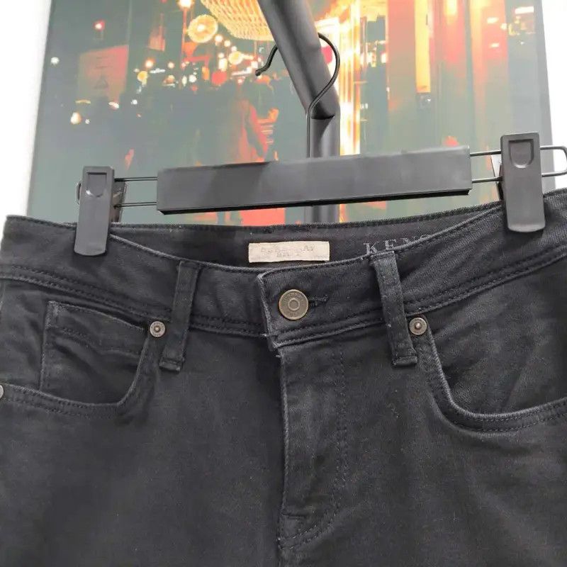 Burberry Burberry Women's Black Denim Pants in Size M Size 26" / US 2 / IT 38 - 8 Thumbnail