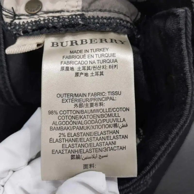 Burberry Burberry Women's Black Denim Pants in Size M Size 26" / US 2 / IT 38 - 5 Thumbnail