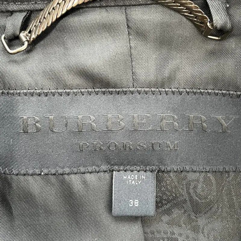 Burberry Burberry Women's Black Cotton Jacket Size S Size S / US 4 / IT 40 - 6 Thumbnail