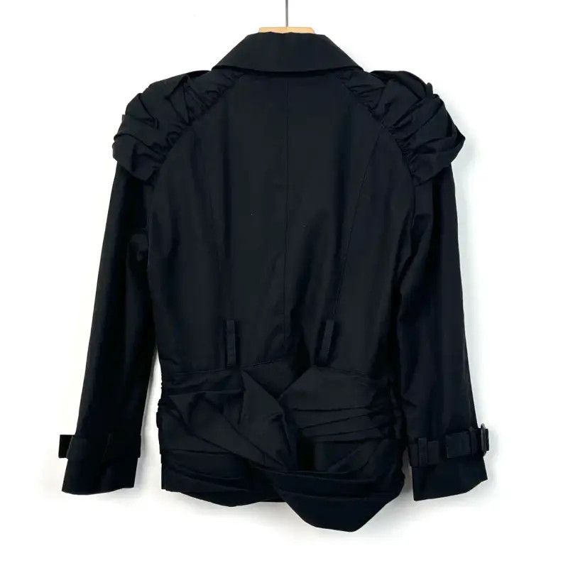 Burberry Burberry Women's Black Cotton Jacket Size S Size S / US 4 / IT 40 - 2 Thumbnail