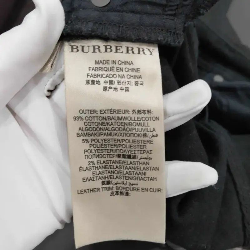 Burberry Burberry Black Cotton Women's Denim Pants Size 22" - 5 Thumbnail