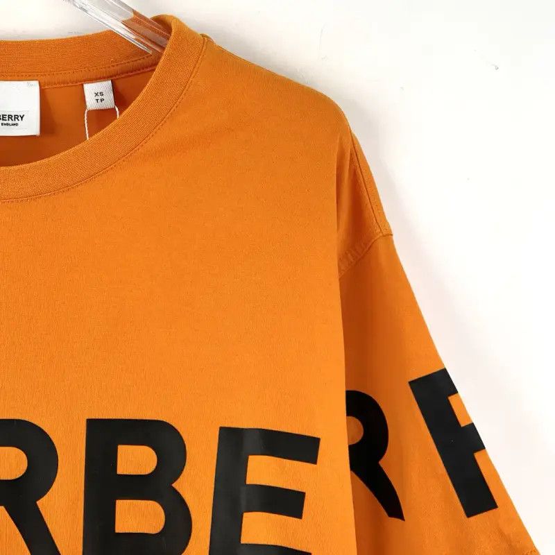 Burberry Burberry Orange Cotton Women's T-Shirt Size XS / US 0-2 / IT 36-38 - 3 Thumbnail