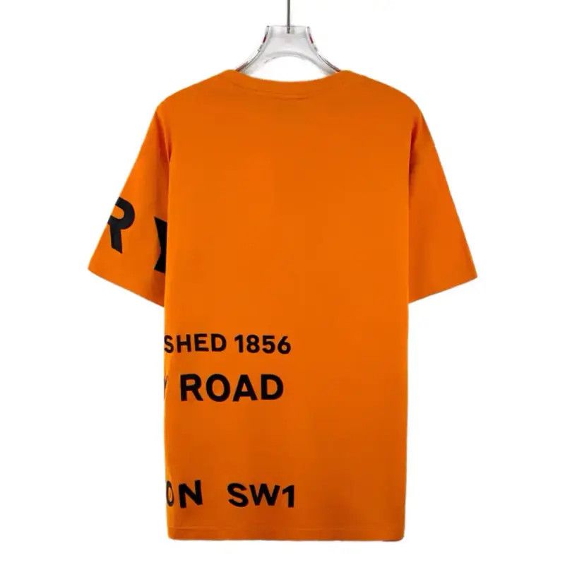 Burberry Burberry Orange Cotton Women's T-Shirt Size XS / US 0-2 / IT 36-38 - 2 Thumbnail