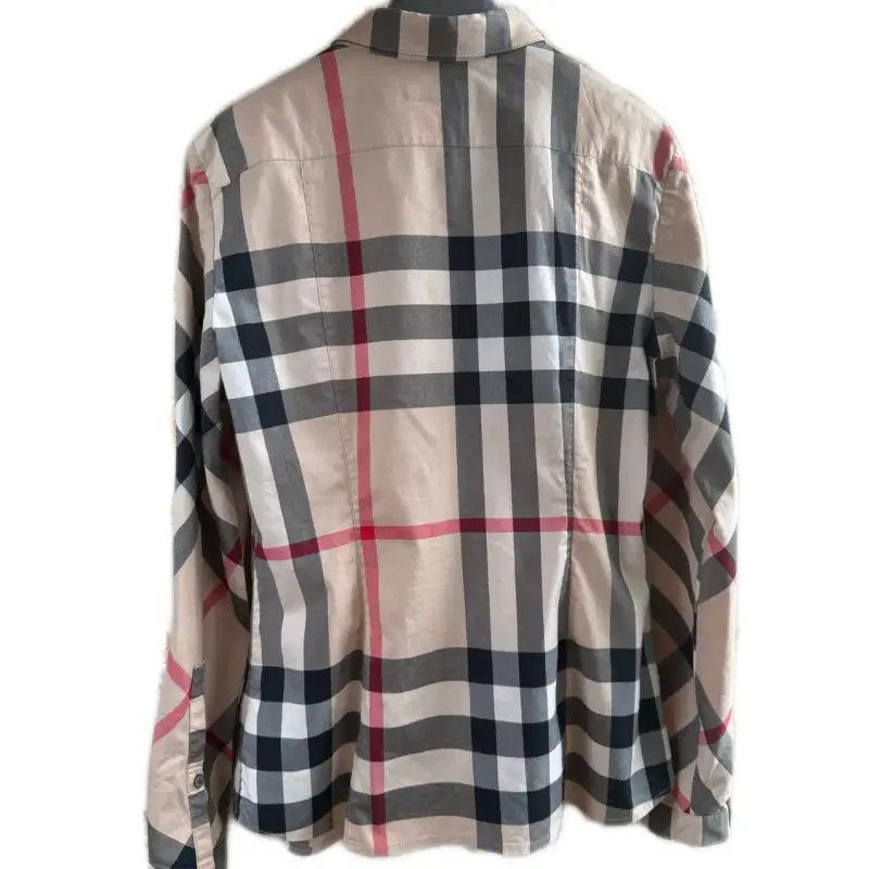 Burberry Burberry Women's Long Sleeve Check Shirt Size XS / US 0-2 / IT 36-38 - 2 Thumbnail