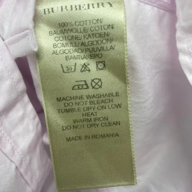 Burberry Burberry Pink Cotton Women's Shirt Size S / US 4 / IT 40 - 5 Thumbnail