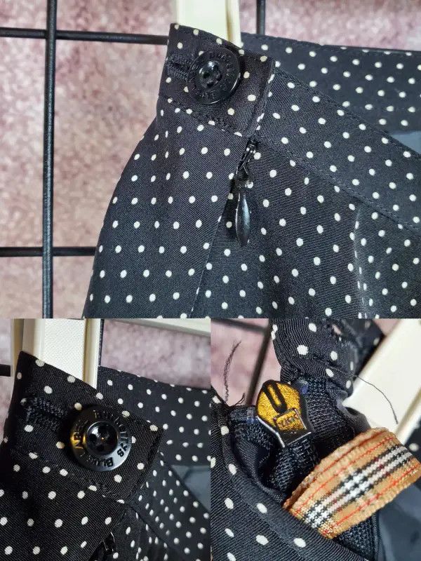 Burberry Burberry Black Polka Dot Skirt, Size S Size 23" - 3 Thumbnail