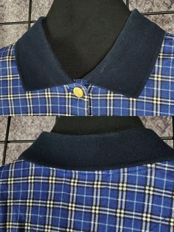 Burberry Burberry Blue Cotton Battle Check Summer Top Size S / US 4 / IT 40 - 3 Thumbnail