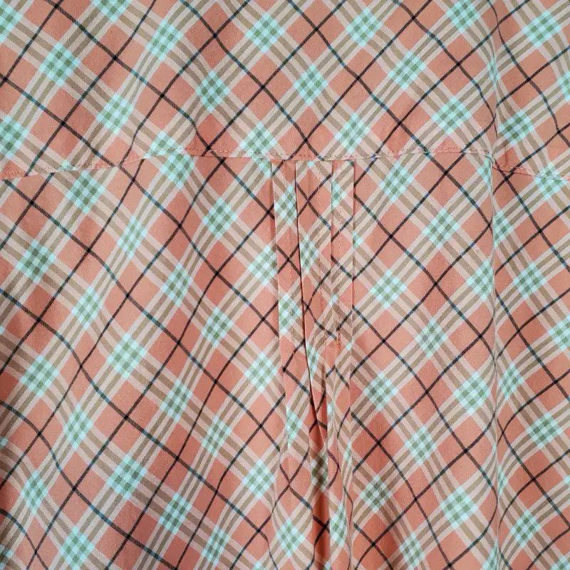 Burberry Burberry Summer Orange Pink Short Sleeve Shirt Size M / US 6-8 / IT 42-44 - 8 Thumbnail