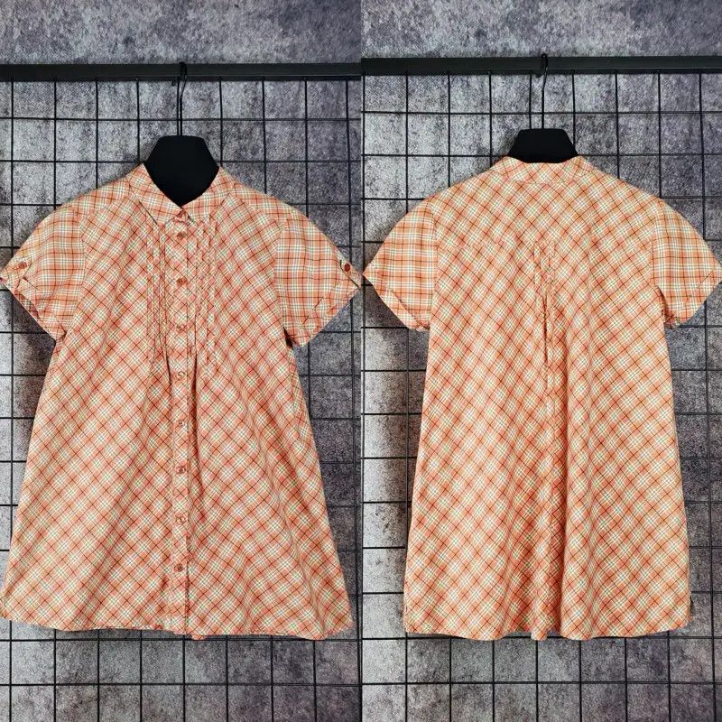 Burberry Burberry Summer Orange Pink Short Sleeve Shirt Size M / US 6-8 / IT 42-44 - 2 Thumbnail