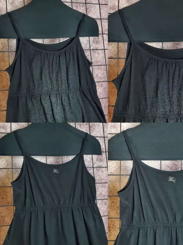 Burberry Burberry Black Cotton Blend Logo T-Shirt Size M / US 6-8 / IT 42-44 - 3 Thumbnail