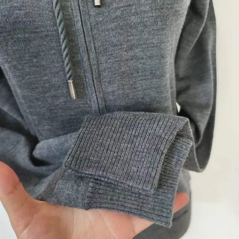 Burberry Burberry Gray Wool Long Sleeve Cardigan Size M / US 6-8 / IT 42-44 - 4 Thumbnail