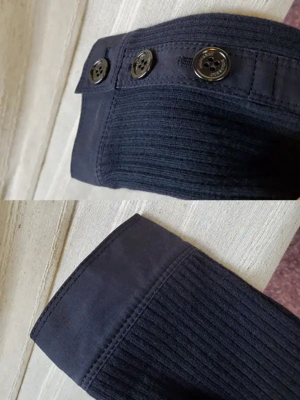 Burberry Burberry Navy Blue Cotton Long Sleeve Sweater Size S / US 4 / IT 40 - 7 Thumbnail