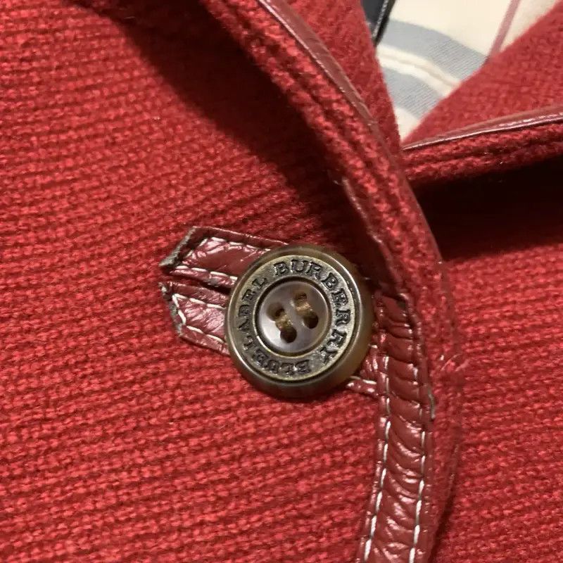 Burberry Burberry Red Long Sleeve Cardigan for Women Size M / US 6-8 / IT 42-44 - 3 Thumbnail
