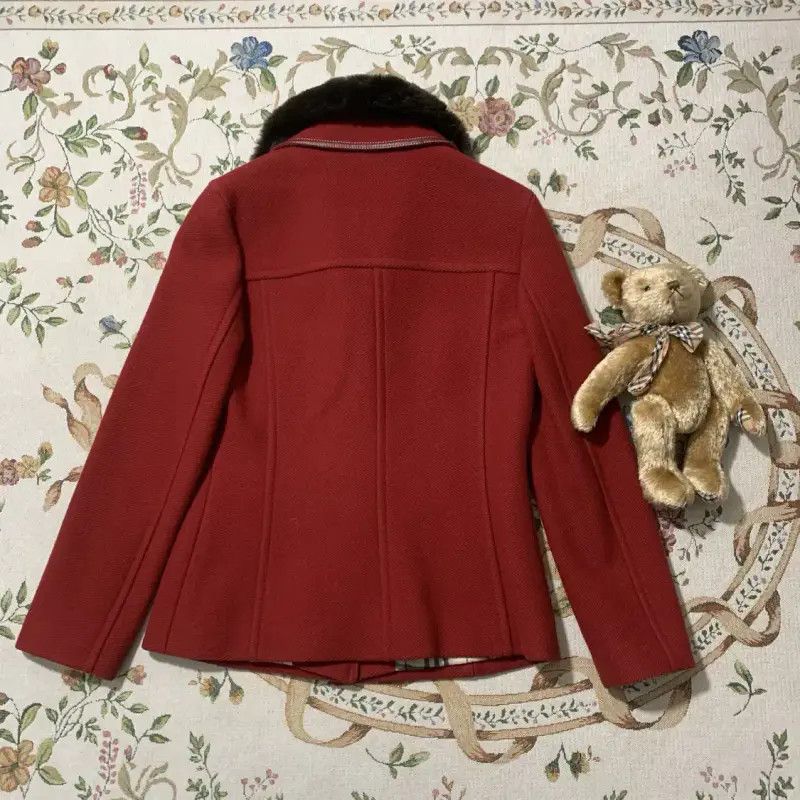 Burberry Burberry Red Long Sleeve Cardigan for Women Size M / US 6-8 / IT 42-44 - 5 Thumbnail