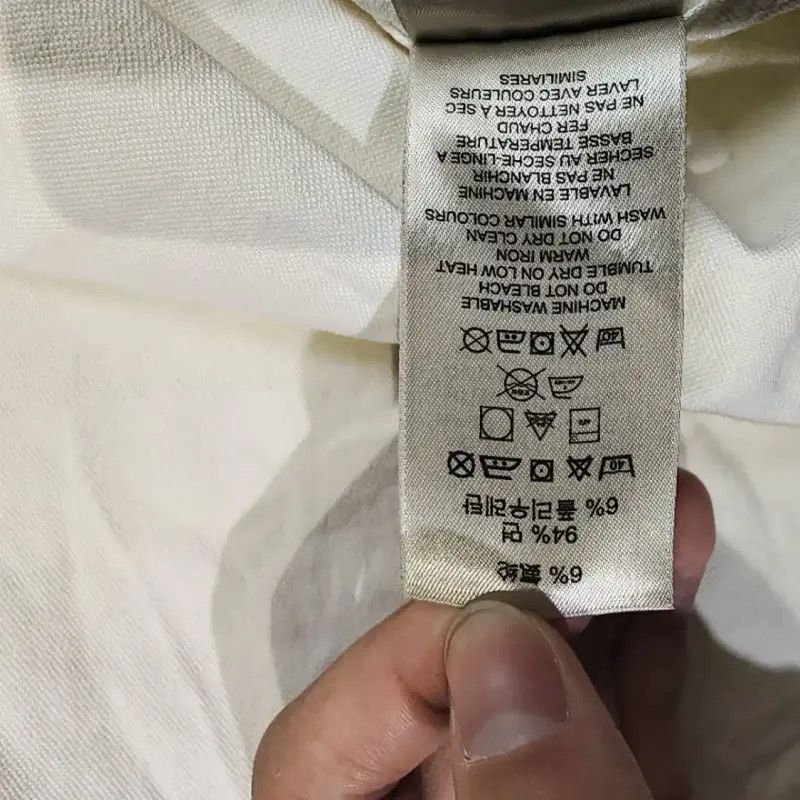 Burberry Burberry Beige Polyester Women's Button-Up Shirt Size M / US 6-8 / IT 42-44 - 7 Thumbnail