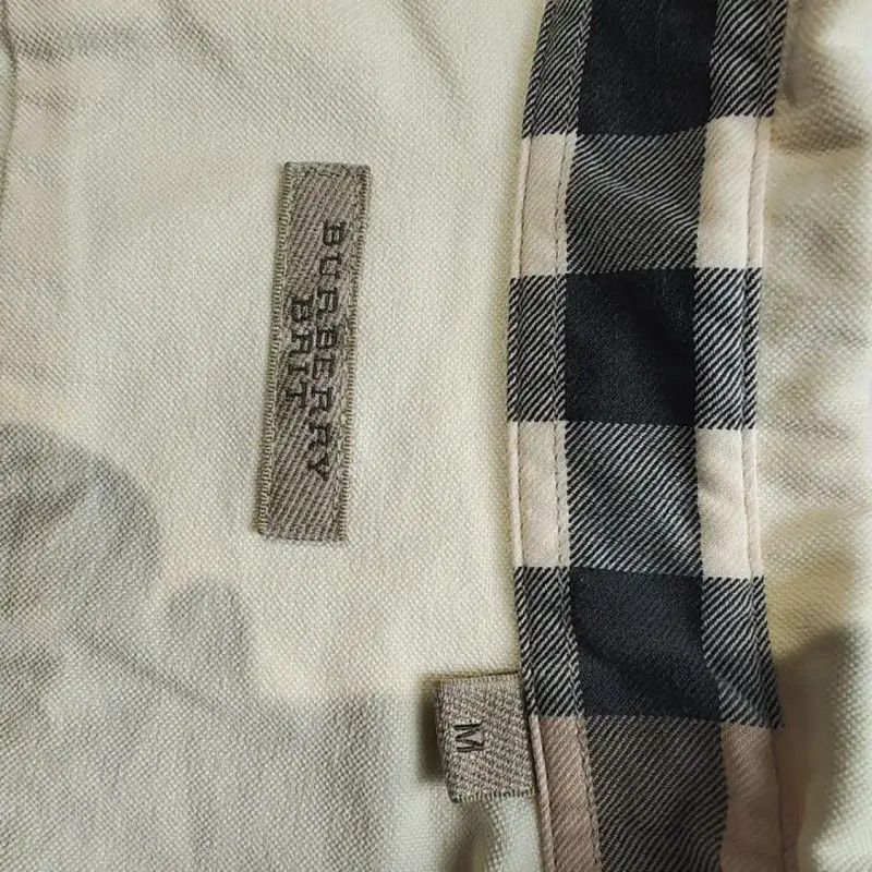 Burberry Burberry Beige Polyester Women's Button-Up Shirt Size M / US 6-8 / IT 42-44 - 3 Thumbnail