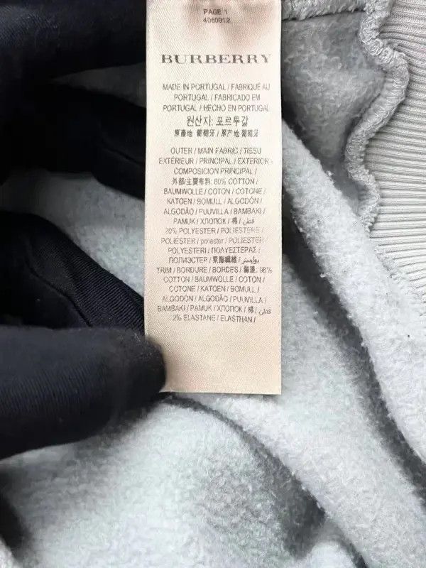 Burberry Burberry Light Green Sweatshirt for Women Size XS / US 0-2 / IT 36-38 - 5 Thumbnail