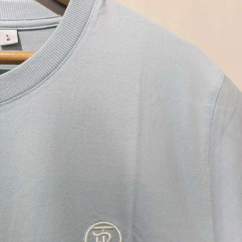 Burberry Burberry Light Blue Embroidered Short Sleeve T-Shirt Size XXS / US 00 / IT 34 - 5 Thumbnail