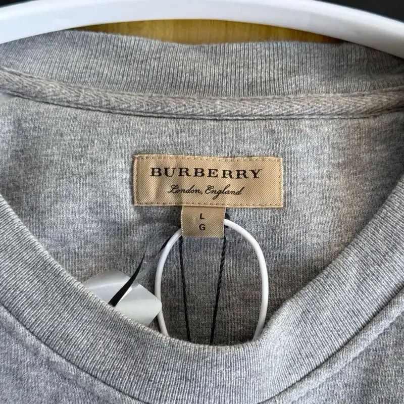 Burberry Burberry Gray Cotton Women’s Sweatshirt Size L / US 10 / IT 46 - 3 Thumbnail