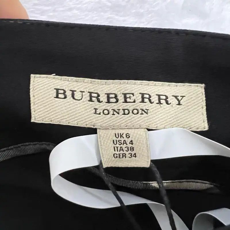 Burberry Burberry Black Cotton Casual Women's Pants Size 28" / US 6 / IT 42 - 3 Thumbnail