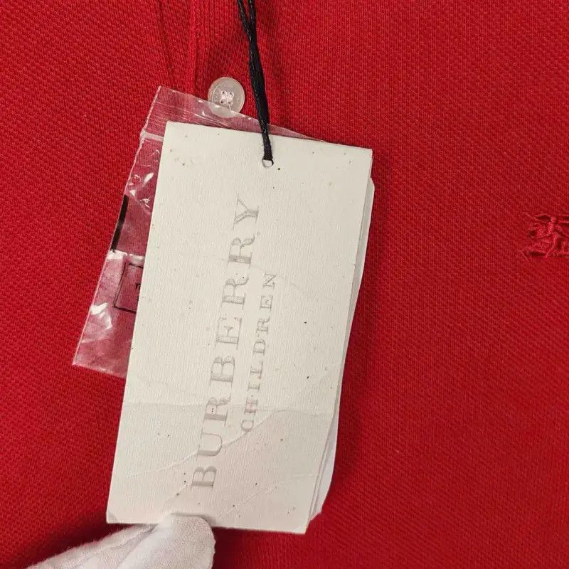 Burberry Burberry Red Cotton Women's T-shirt Size S / US 4 / IT 40 - 3 Thumbnail