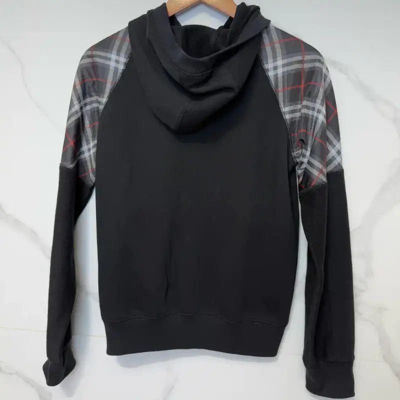 Burberry Burberry Black Cotton Houndstooth Jacket for Women Size L / US 10 / IT 46 - 2 Thumbnail
