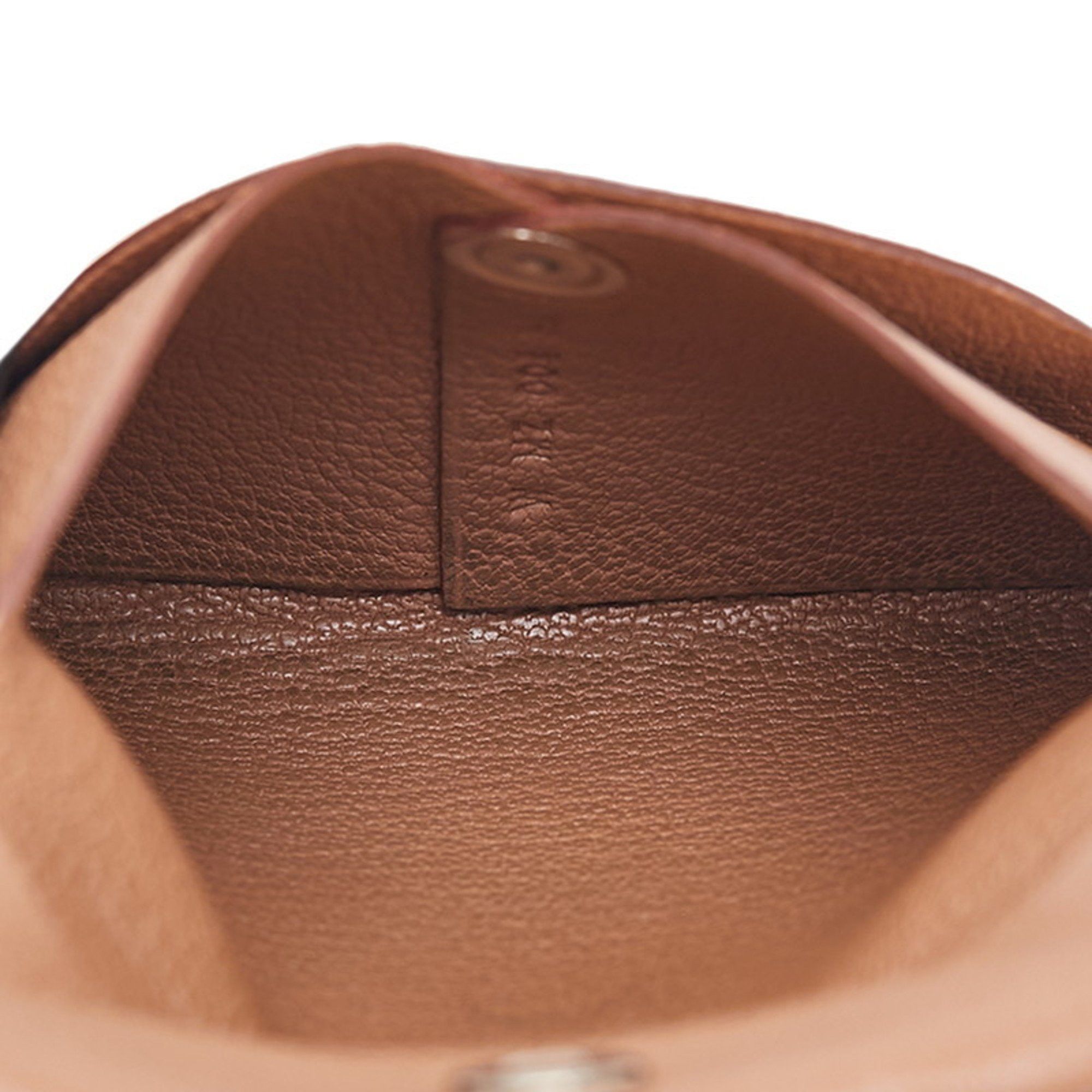 Hermes Hermès Bastia Wallet/Coin Purse, Quebraco Brown Chevre, Women's, HERMES Size ONE SIZE - 5 Thumbnail